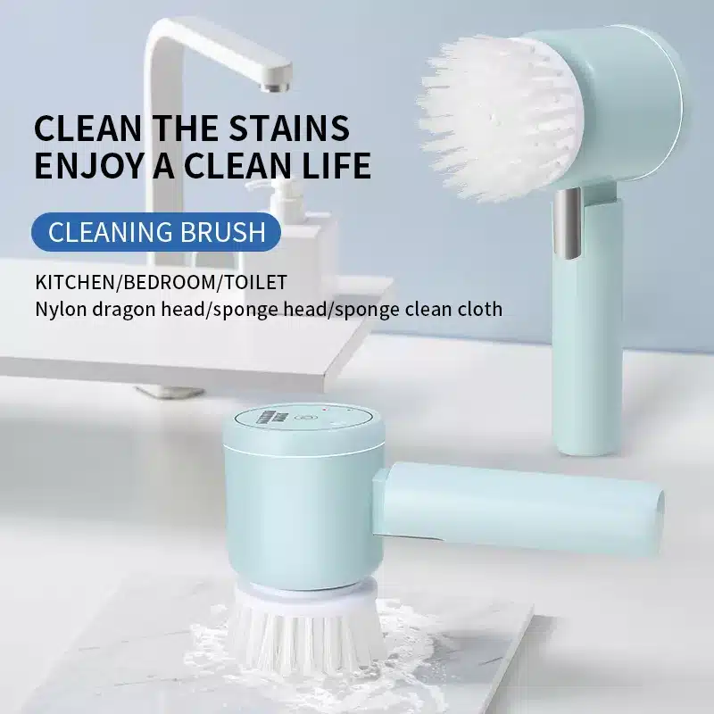 Wireless Electric Cleaning Brush for Kitchen, Bathtub, and Tile Cleaning